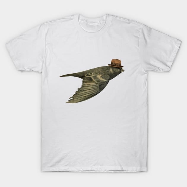 Dapper Bird T-Shirt by Terry Fan